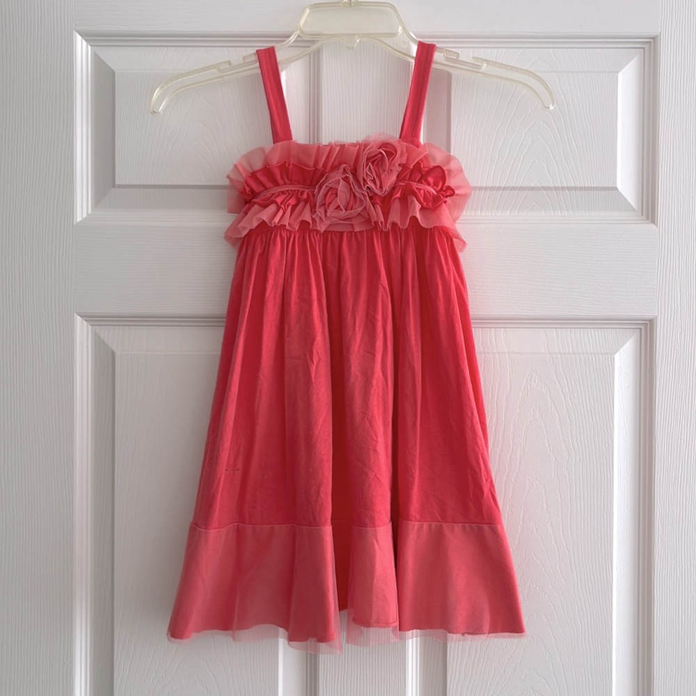 Isabella & Chloe Girls cotton and mesh dress size 5